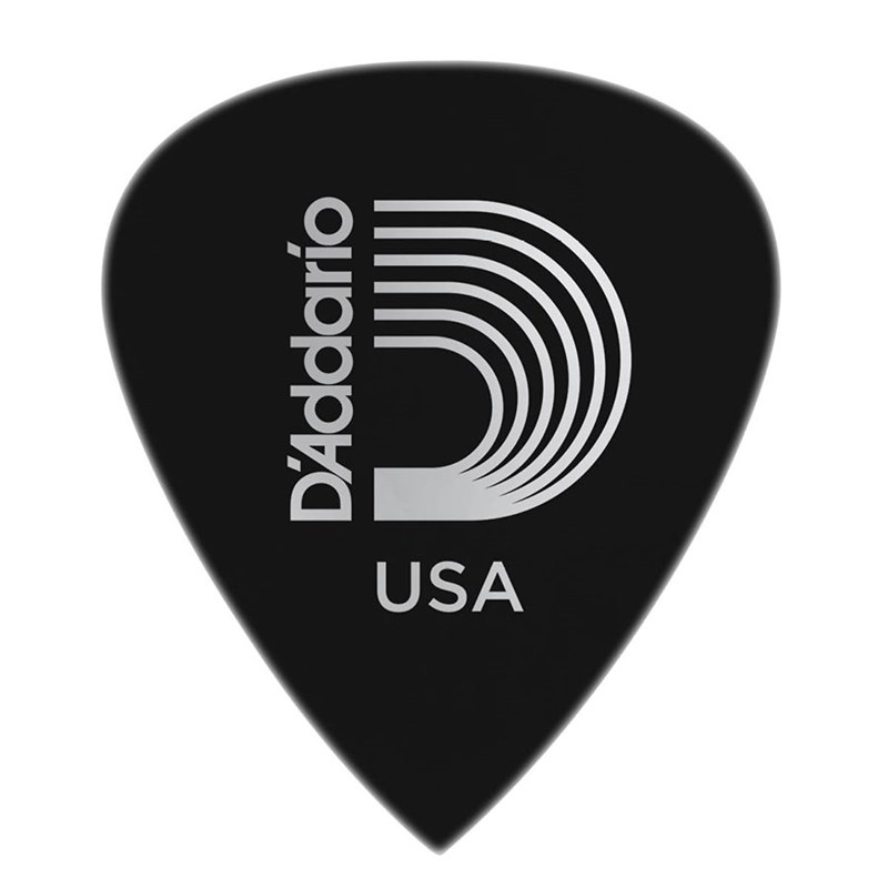 D'Addario Planet Waves 6DBK7 Duralin Precision Extra Heavy 1.5mm Guitar Pick Black
